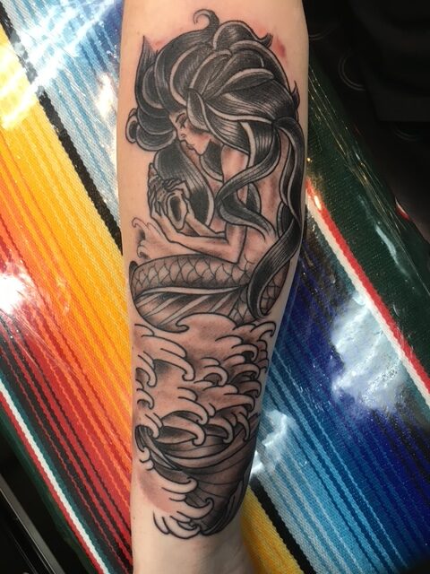 mermaid Tattoo By Thomas