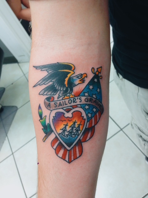 Traditional tattoos by Thomas McCall